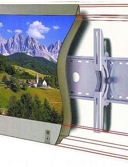 Universal Halter Neigbar - PLASMA - LCD -TV -WANDHALTER Silber oder schwarz - Dübendorf