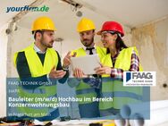 Bauleiter (m/w/d) Hochbau im Bereich Konzernwohnungsbau - Frankfurt (Main)