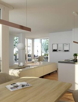 2-Zimmer-Neubauwohnung mit imposanter Architektur - München
