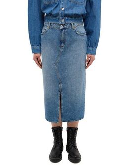 MUSTANG Jeansrock EUREKA Denim mit einem Gehschlitz