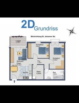 Mietwohnung 68 qm Cityresidenz Saarbrücken - Saarbrücken