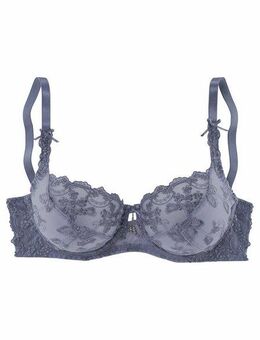LASCANA Bügel-BH mit transparenter Stickerei-Spitze, Dessous