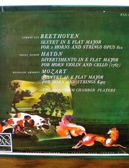 Music for Hunting Horn and Strings by Beethoven,Haydn,Mozart-Vinyl-LP,PAN,1966 - Linnich