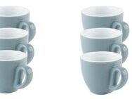 APS Espressotasse 6er Set Espresso Tassen -SNUG-, Porzellan, für Heißgetränke aller Art geeignet