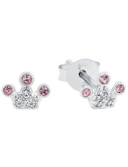 Prinzessin Lillifee Paar Ohrstecker Krone, 2036940, mit Glasstein