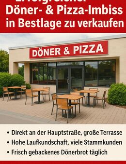 🔥 Top Gelegenheit! Beliebter Döner & Pizza Imbiss in Spitzenlage! 🔥 - Landau (Isar)