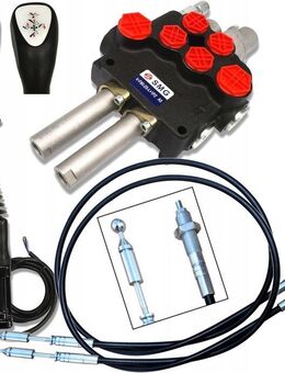 2-teiliges Hydraulikset 80 l/min mit Schwimmteil und Verriegelung für TURA - Wuppertal