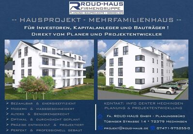 + EXKLUSIVES MEHRFAMILIENHAUS-PROJEKT! +