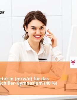 Schulsekretär:in (m/w/d) für das Friedrich-Schiller-Gymnasium (40 %) - Fellbach