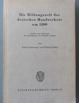 Die Bildungswelt des deutschen Handwerkers um 1800 (1955) - Münster