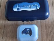 Tupperware Eco+ Maxi-Twin-Set Winterwald *neu* blau Lunchboxen Brotdosen Brotbox - Mudersbach