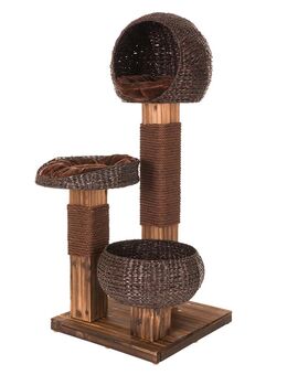 Kratzbaum Burned Wood - braun