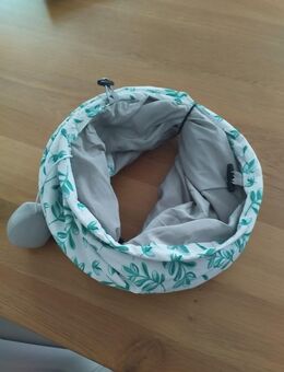 70x25cm grau/weiß Kuschel Rascheltunnel Katzenspielzeug Katzentunnel Plüsch Neu - Velbert