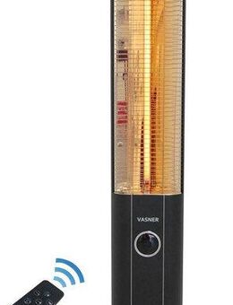 Vasner Heizstrahler Standgerät schwarz, StandLine 23R, 2300 W, mit Fernbedienung