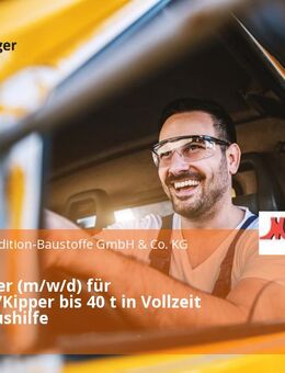 Kraftfahrer (m/w/d) für Sattelzug/Kipper bis 40 t in Vollzeit und als Aushilfe - Taucha