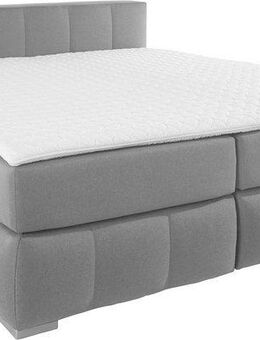 Home affaire Boxspringbett Chelles, inkl. Topper, in XXL- Überlänge 220 cm, Unterbox mit feine Wölbung