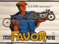 Original Reklame Plakat von 1937 Motorrad Cycles Favor Bellenger in 50672
