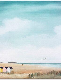 Artland Wandbild Sonniger Morgen III, Strand (1 St), als Leinwandbild, Poster in verschied. Größen