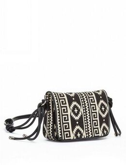 LASCANA Umhängetasche Crossbody Bag, im Ethno Look, Minibag, Handtasche, Schultertasche, Tragetasche VEGAN