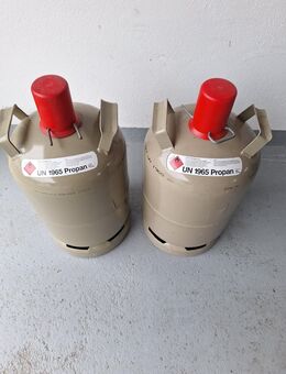 2 Stck. graue Propangasflaschen 11 kg - Hammelburg