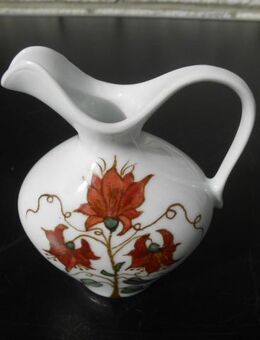 Porzellan Vase Krug 10 cm handgemalt Blumenvase handbemalt Porzellanmalerei 3,- - Flensburg