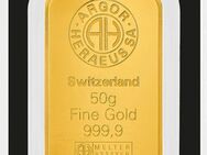 Gold Barren 50 Gramm 999.9 - Kleinwallstadt