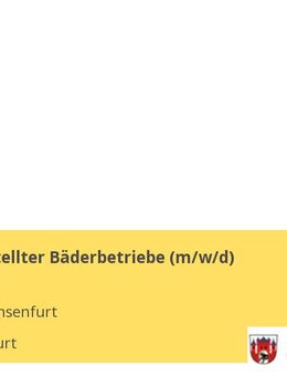 Fachangestellter Bäderbetriebe (m/w/d) - Ochsenfurt