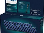 Philips Bürste Ersatzbürste, XV1793/01, Zubehör für Philips AquaTrio, (Spar-Set, 2-tlg), 2 Reinigungsbürsten aus weicher Mikrofaser, für Hartböden