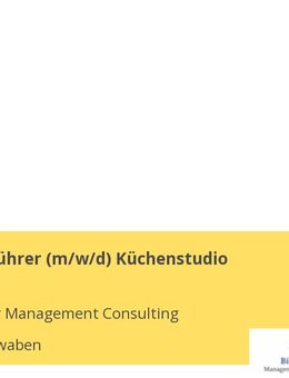 Geschäftsführer (m/w/d) Küchenstudio - Stuttgart