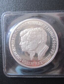 Silber-Medaille Brüder John F. KENNEDY und Robert F. KENNEDY, 1968 - Horgen