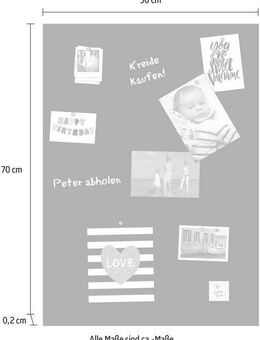 queence Tafelfolie Magnetisches Memo-Board, magnetische Tafelfolie, Tafel, selbstklebend