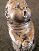 Singender Mönch aus versilberten Zinn der Firma Peltro in 45897