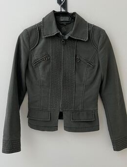 Jeansjacke von Mexx Gr. 36 oliv mit Reißverschluss - Vechta