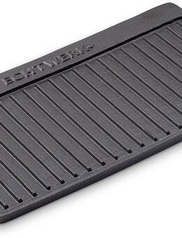 ECHTWERK Grillplatte Big, Grillpfanne aus Gusseisen, Emaille-Beschichtung, 50,5 x 23 cm