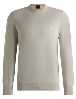 BOSS ORANGE Strickpullover Kanovano mit Logo auf der Brust