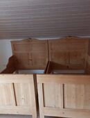 Massives Schlafzimmer aus 30 / 40 Jahren (Keiltechnik ohne Schrauben) in 36367