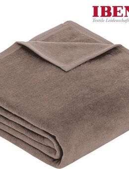 Wohndecke Luxus, IBENA, verschiedene Größen, unifarbenes Design, Kuscheldecke, Made in Europe