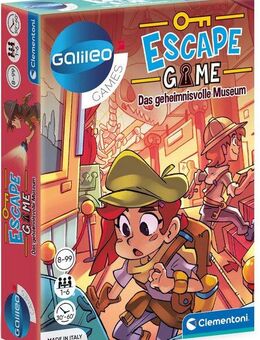 Clementoni® Spiel Galileo, Escape Game Das geheimnisvolle Museum, Detektivspiel, Made in Europe