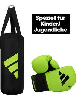 adidas Performance Boxsack Youth Boxing Kit (Set, 2-tlg., mit Boxhandschuhen (8oz)