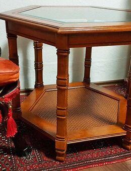 Beistelltisch Tisch Couch Sofa USA Kalifornien Holz Massiv Glas Santa Barbara - Nürnberg