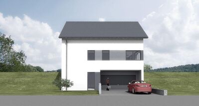 Architektenhaus von Visio Planhaus in Hetzerath auf Garage/Keller