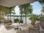 Terrasse, Sauna und Kamin - Luxus Neubauwohnung am Schlosspark mit Rheinblick (Nr. 9) - Düsseldorf