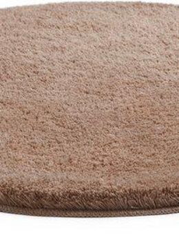 my home Badematte Merida, Badvorleger, Badezimmer Teppich, Höhe 32 mm, rutschhemmend beschichtet, fußbodenheizungsgeeignet, schnell trocknend, strapazierfähig, Kunstfaser, rund, Badteppich, Uni Farben, rechteckig, rund & als 2-tlg. Set erhältlich