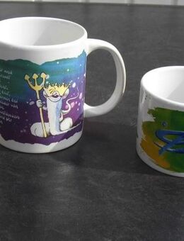 Diddl Springmaus Becher Wassermann+ Keramik Schale Thomas Goletz zus. 5,- - Flensburg