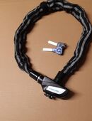 Starkes Fahrradschloss Stahl 8mm Stoff ummantelt in 78462