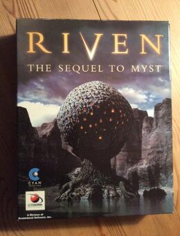 RIVEN   THE SEQUEL TO MYST  PC -  Grafisches Abenteuerspiel  5 CD-ROM in Box - Gladbeck