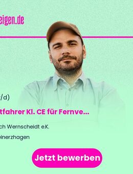 Kraftfahrer (m/w/d) Kl. CE für Fernverkehr - Meinerzhagen