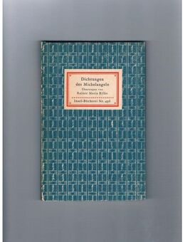 Dichtungen des Michelangelo-Insel-Bücherei Nr. 496,Insel Verlag - Linnich