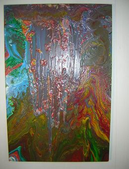 Tolles Acryl-Gemälde 40x50cm auf Leinwand - Dietzenbach