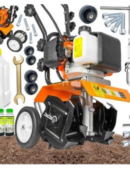 #BESTDEAL# Benzin Gartenfräse Motorhacke Gartenhacke Bodenfräse Kultivator im Set - Wuppertal